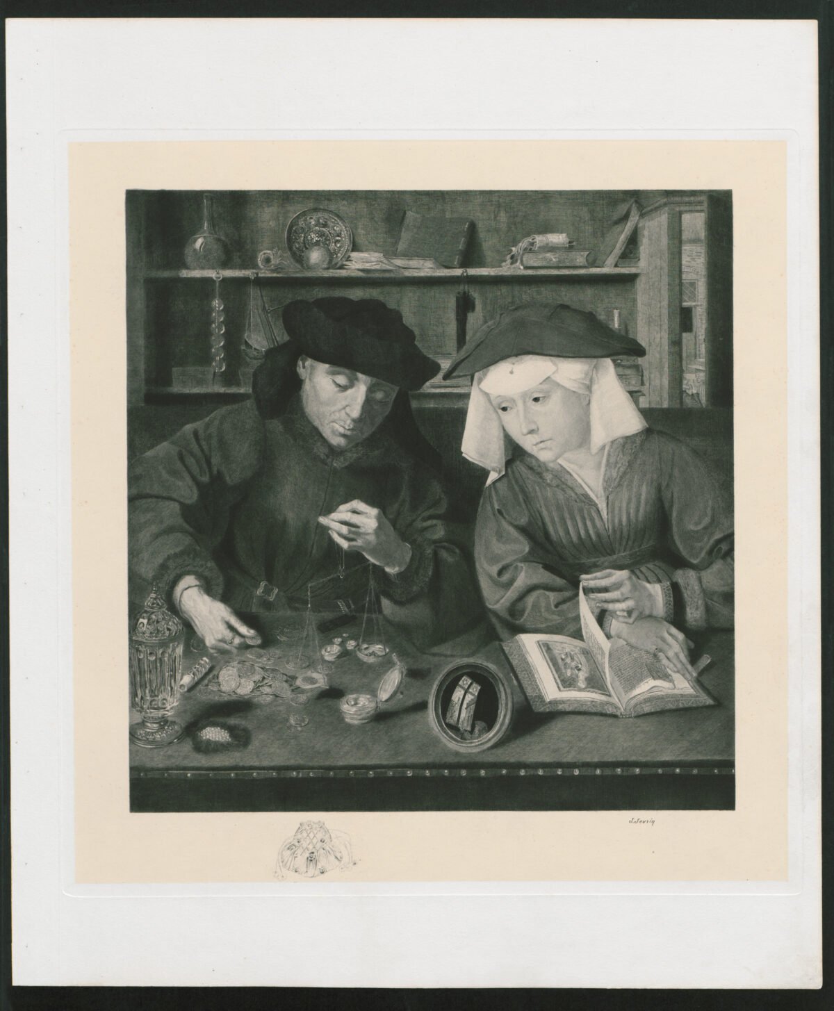 <span class="numbwork">1159</span > <span class="bullwork">•</span > El prestamista y su esposa - Image 2