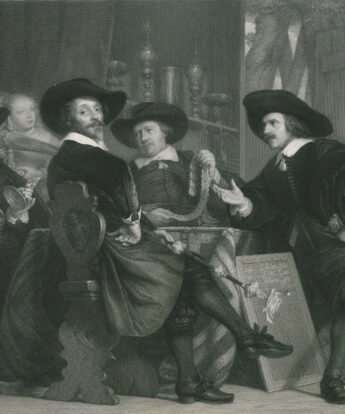 <span class="numbwork">1169</span > <span class="bullwork">•</span > Oficiales del gremio de arqueros de San Sebastián en Ámsterdam