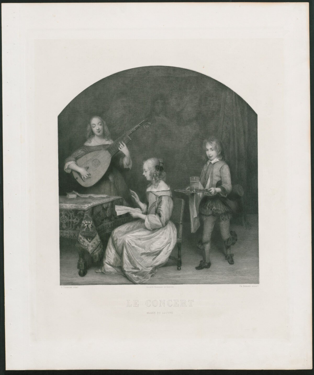 <span class="numbwork">1171</span > <span class="bullwork">•</span > El concierto (cantante y laudista con tiorba) - Image 2