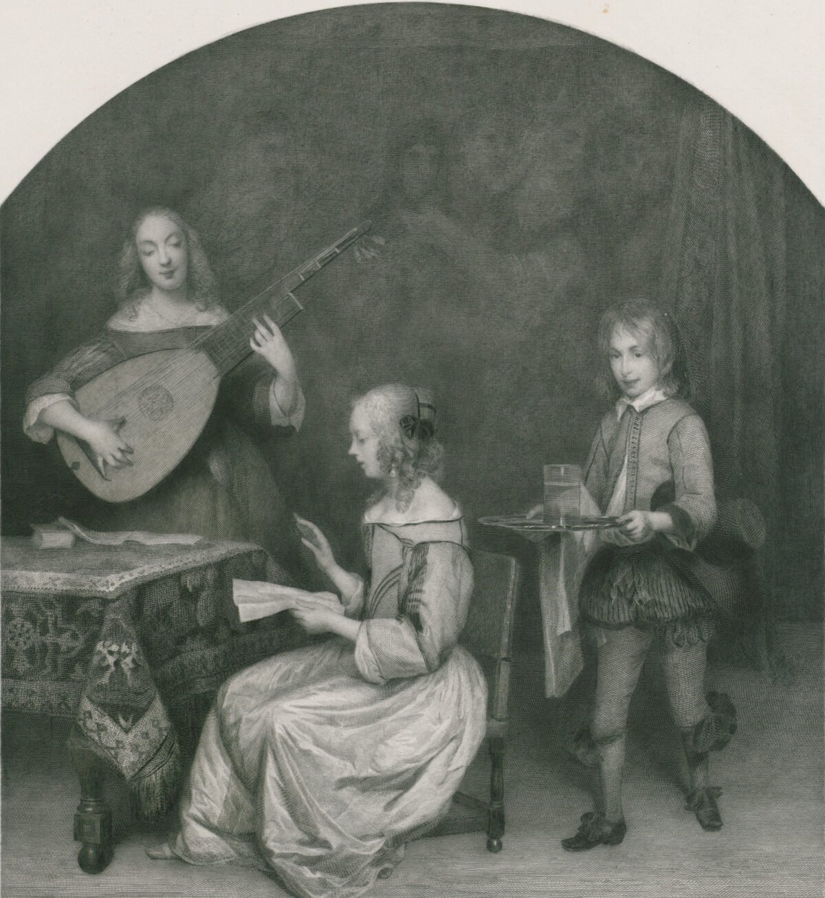 <span class="numbwork">1171</span > <span class="bullwork">•</span > El concierto (cantante y laudista con tiorba)
