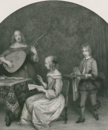 <span class="numbwork">1171</span > <span class="bullwork">•</span > El concierto (cantante y laudista con tiorba)