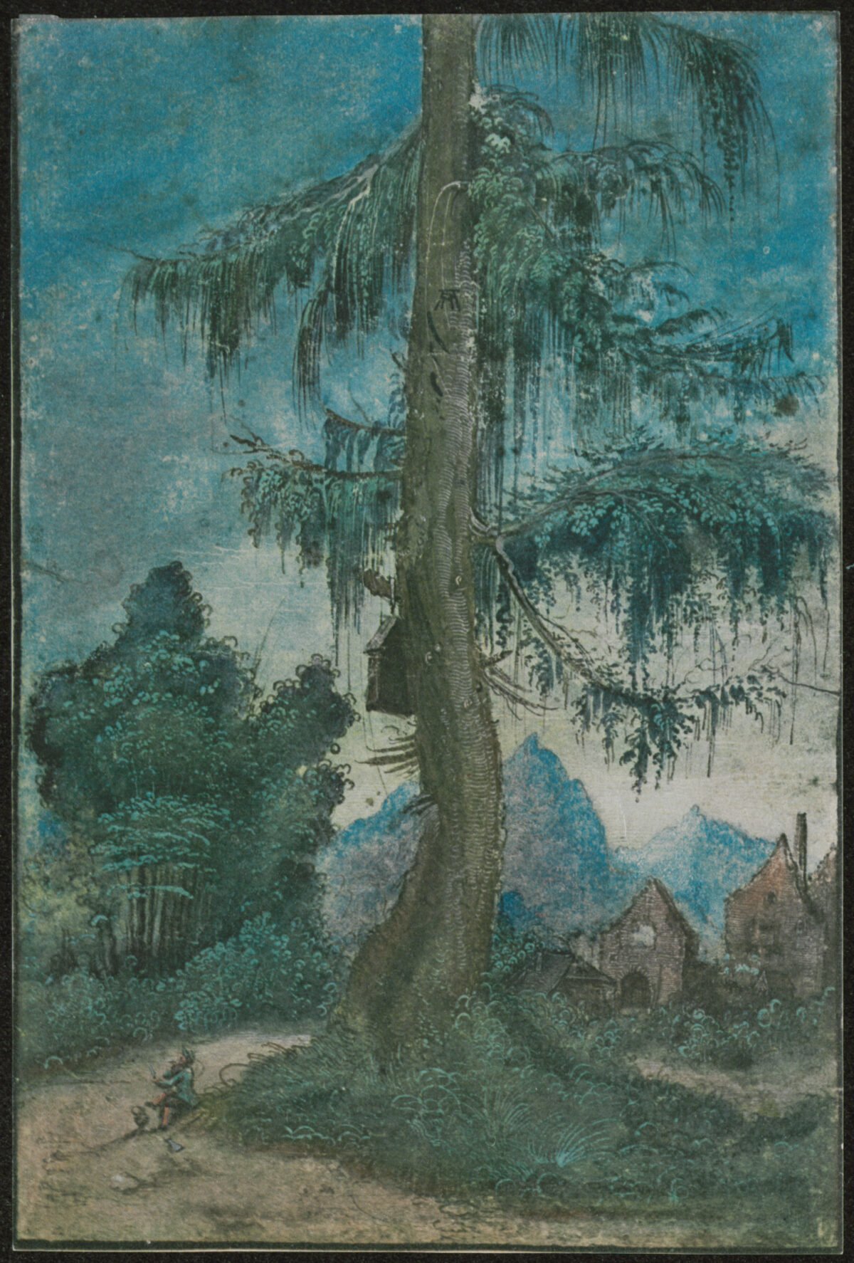 <span class="numbwork">1181</span > <span class="bullwork">•</span > Paisaje con un abeto