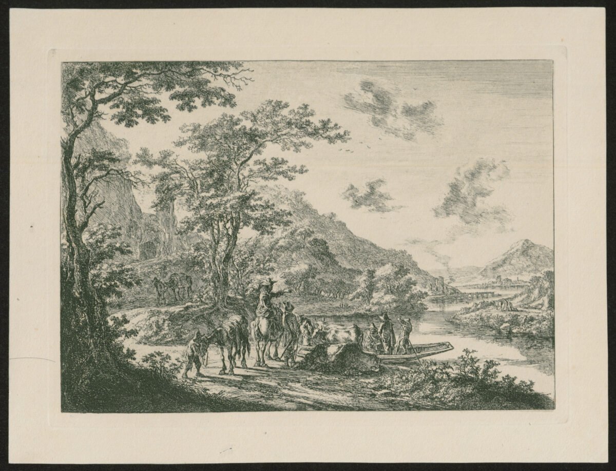 <span class="numbwork">1187</span > <span class="bullwork">•</span > Vista del valle del río Tíber en la Campaña Romana - Image 2