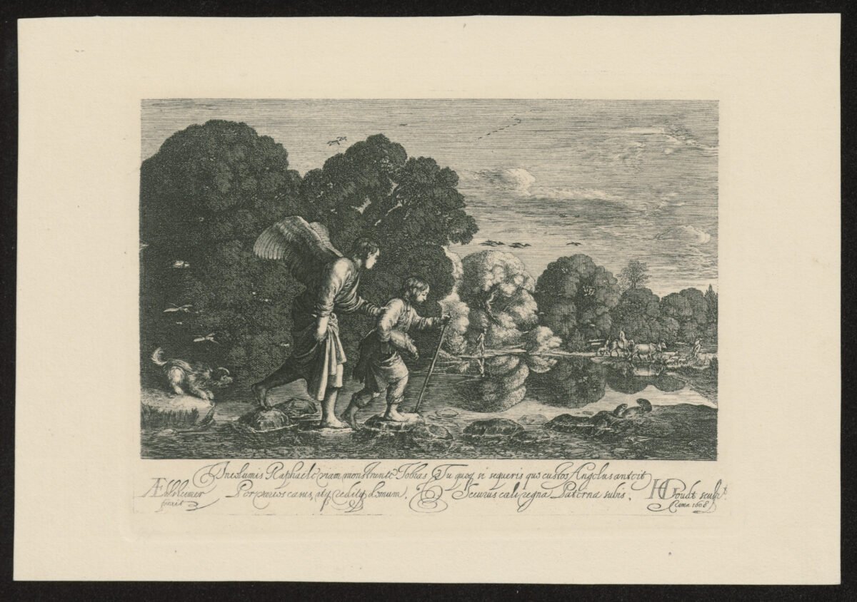 <span class="numbwork">1199</span > <span class="bullwork">•</span > Tobías con el ángel (el gran Tobías) - Image 2