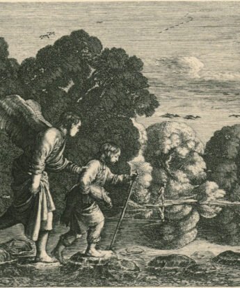 <span class="numbwork">1199</span > <span class="bullwork">•</span > Tobías con el ángel (el gran Tobías)