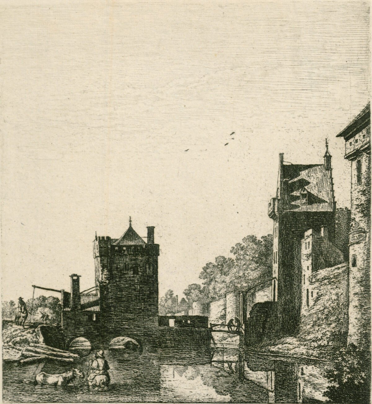 <span class="numbwork">1214</span > <span class="bullwork">•</span > Puerto de Wittevrouwen en Utrecht (Holanda)