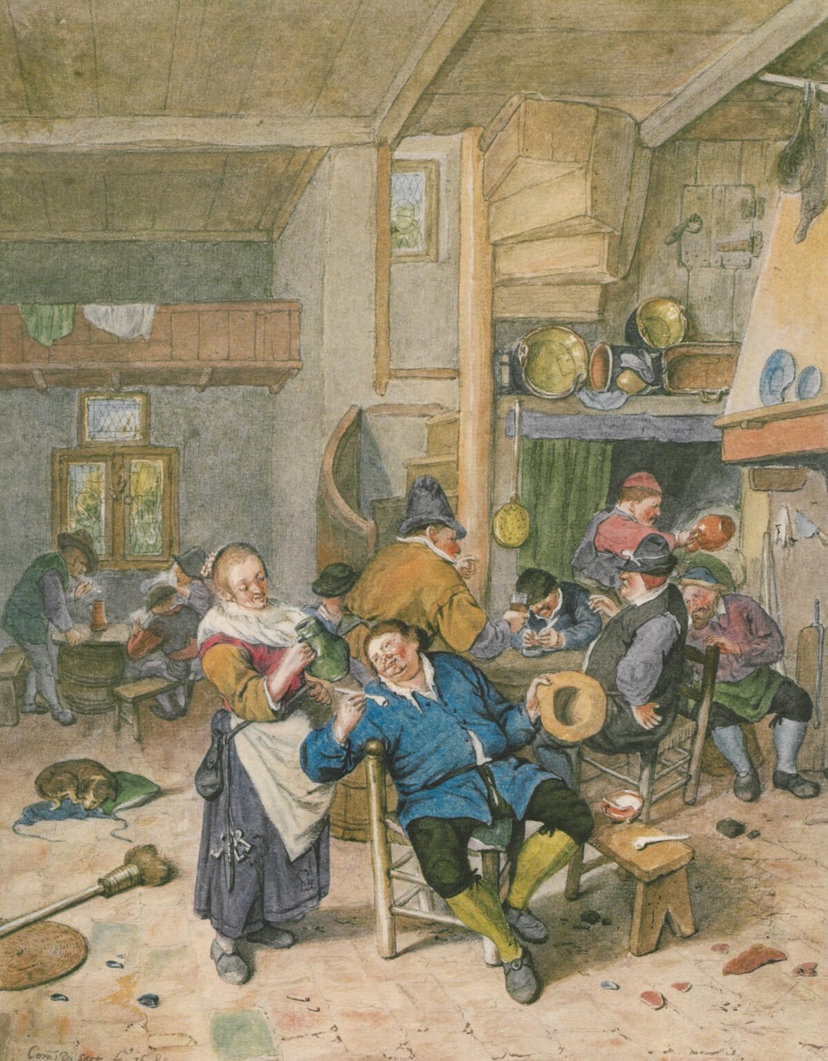 <span class="numbwork">1236</span > <span class="bullwork">•</span > Escena en una taberna