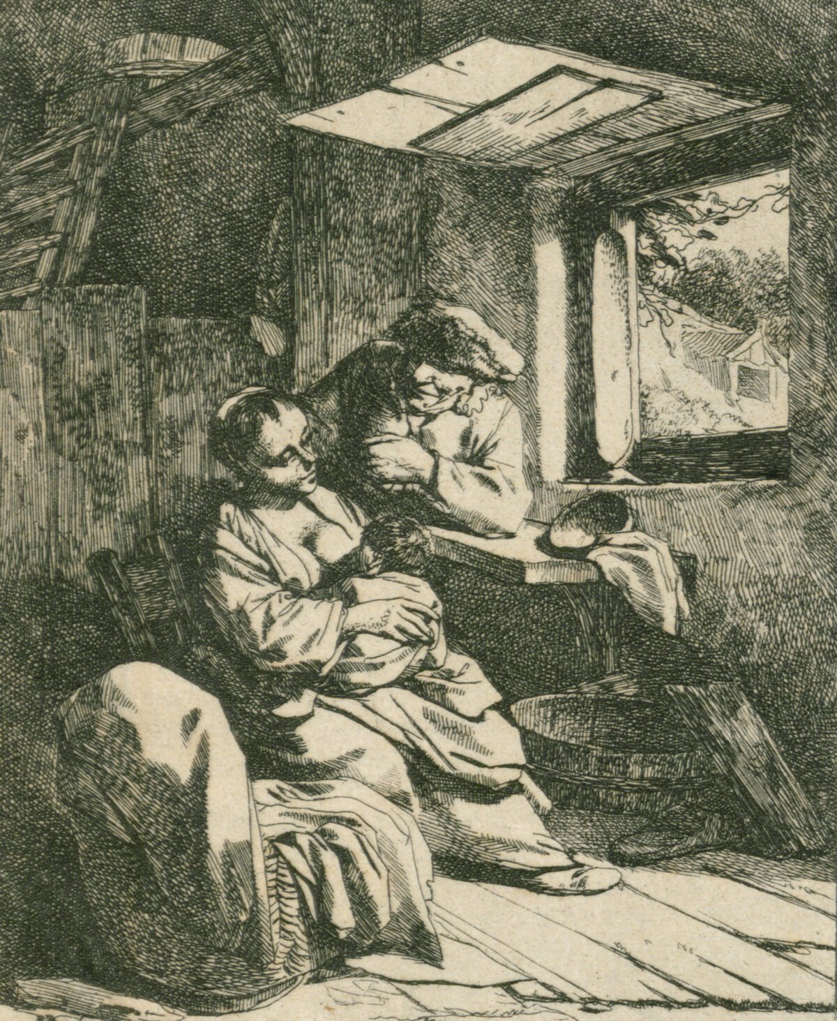<span class="numbwork">1237</span > <span class="bullwork">•</span > Madre amamantando a su hijo (La madre joven)