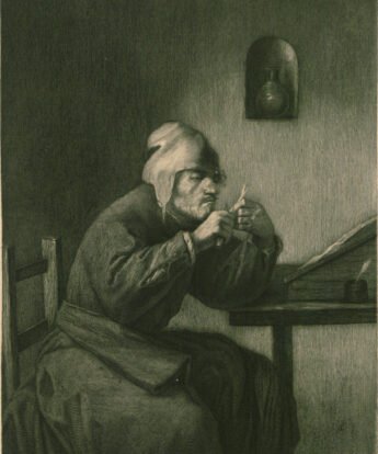<span class="numbwork">1244</span > <span class="bullwork">•</span > Hombre tallando su pluma
