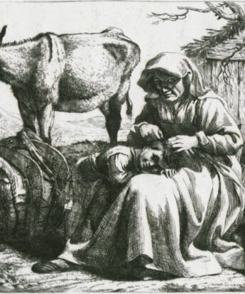 <span class="numbwork">1247</span > <span class="bullwork">•</span > Anciana sacando piojos del cabello de una niña
