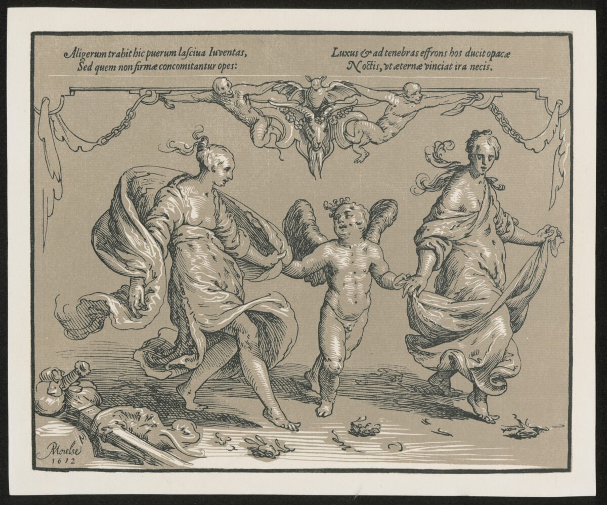 <span class="numbwork">1253</span > <span class="bullwork">•</span > Cupido guiado por la juventud y la pasión - Image 2