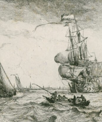 <span class="numbwork">1255</span > <span class="bullwork">•</span > Vista del IJ con un barco de remos (cerca de Ámsterdam)