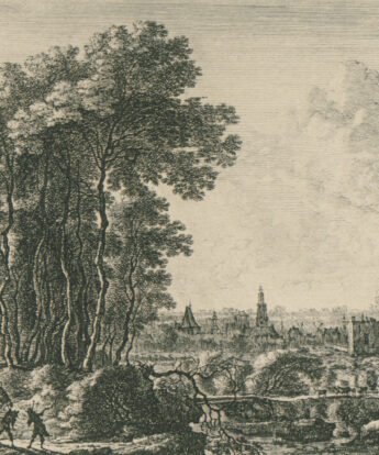 <span class="numbwork">1260</span > <span class="bullwork">•</span > Paisaje con jinete y tres viajeros