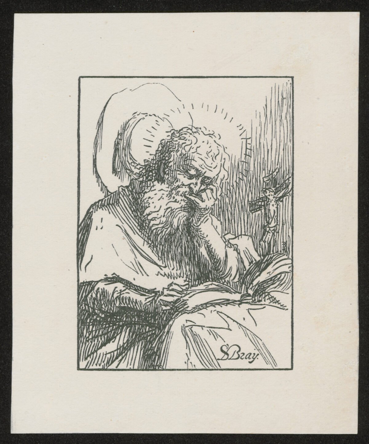 <span class="numbwork">1261</span > <span class="bullwork">•</span > San Jerónimo sentado leyendo la Biblia - Image 2