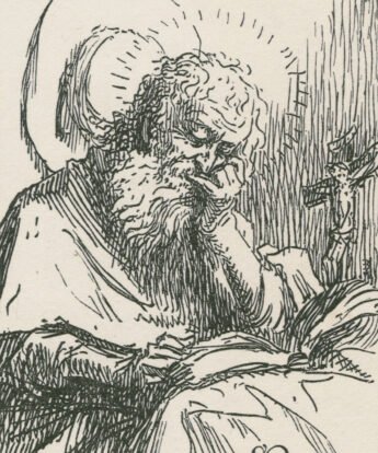 <span class="numbwork">1261</span > <span class="bullwork">•</span > San Jerónimo sentado leyendo la Biblia