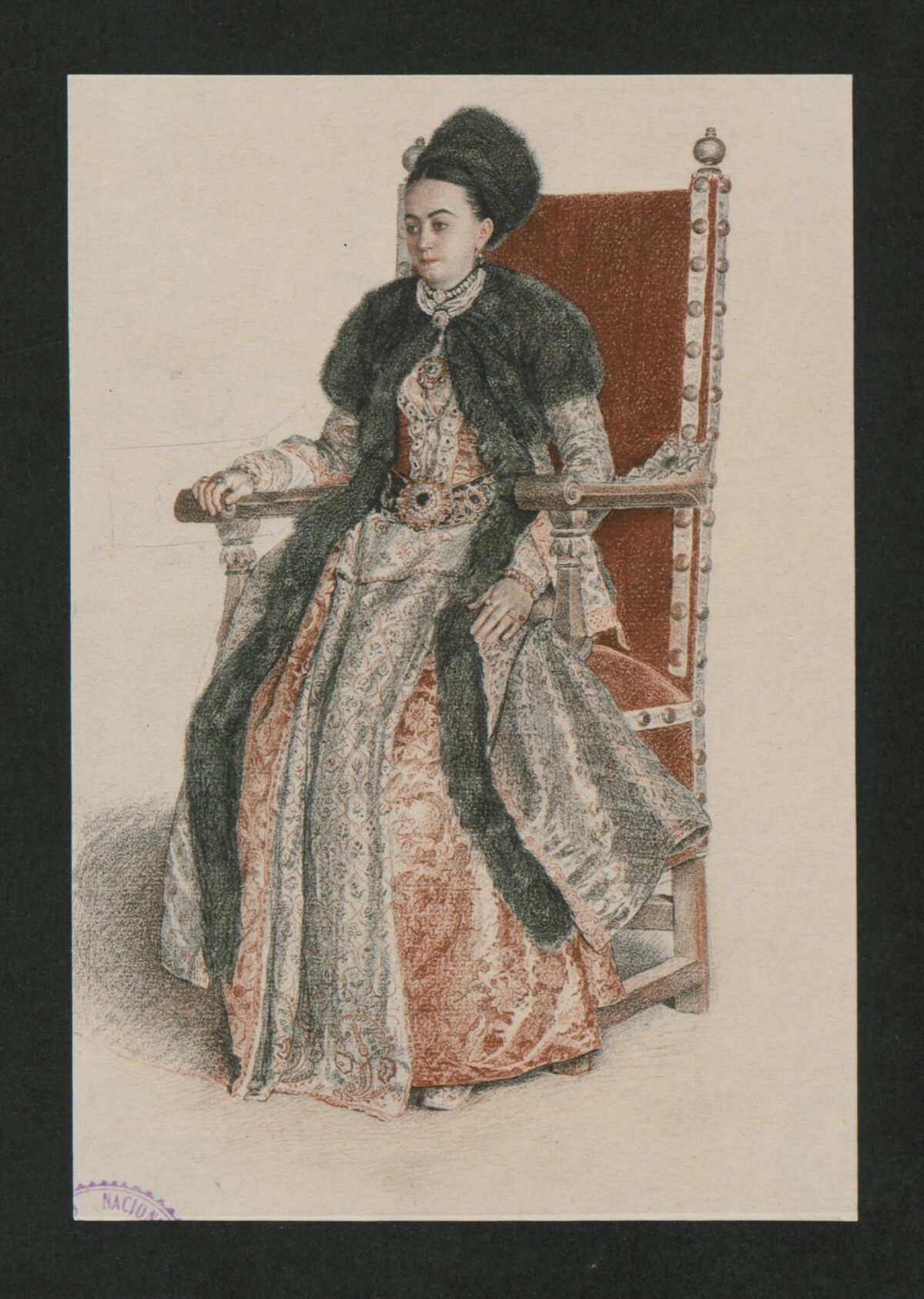 <span class="numbwork">1276</span > <span class="bullwork">•</span > Retrato de Ekaterina Mavrocordat - Image 2