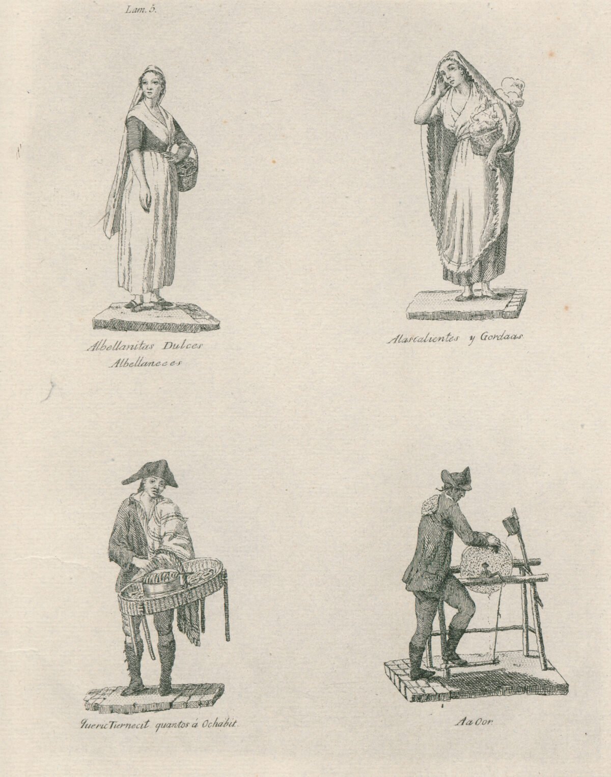 <span class="numbwork">1290</span > <span class="bullwork">•</span > Vendedores ambulantes de Madrid (Lámina 5)