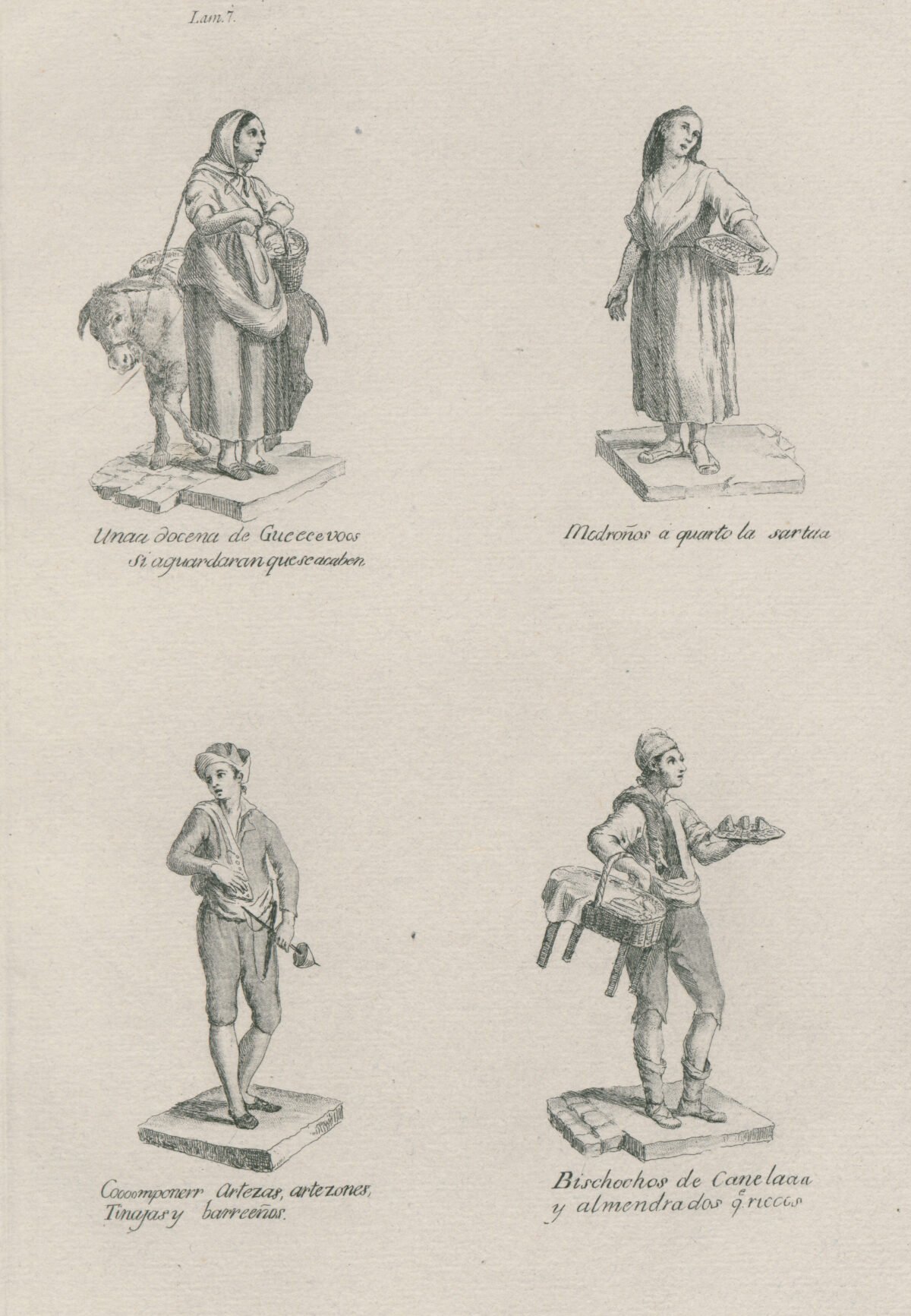 <span class="numbwork">1292</span > <span class="bullwork">•</span > Vendedores ambulantes de Madrid (Lámina 7)