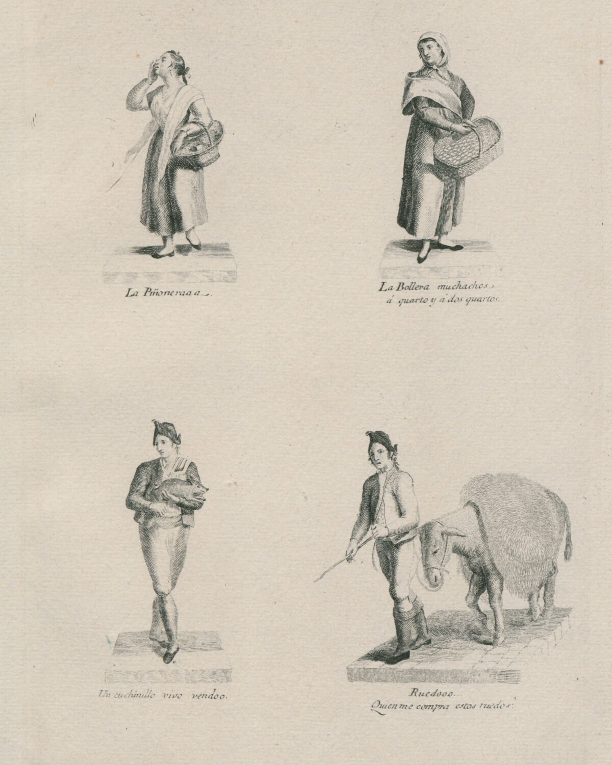<span class="numbwork">1303</span > <span class="bullwork">•</span > Vendedores ambulantes de Madrid (Lámina 18)