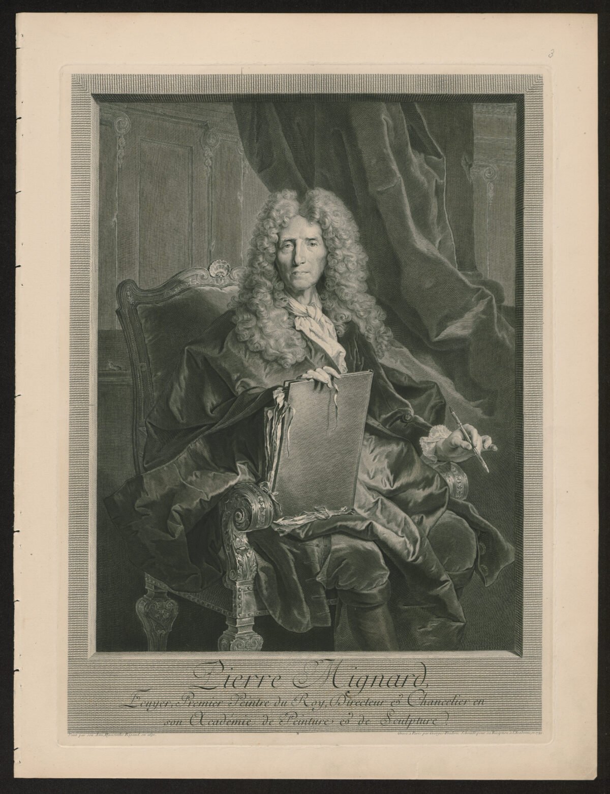 <span class="numbwork">1306</span > <span class="bullwork">•</span > Retrato de Pierre Mignard - Image 2