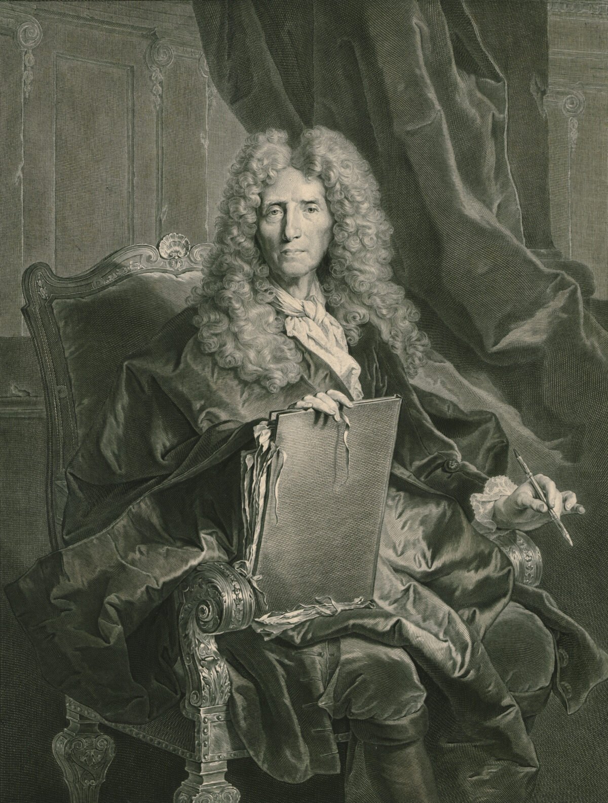 <span class="numbwork">1306</span > <span class="bullwork">•</span > Retrato de Pierre Mignard