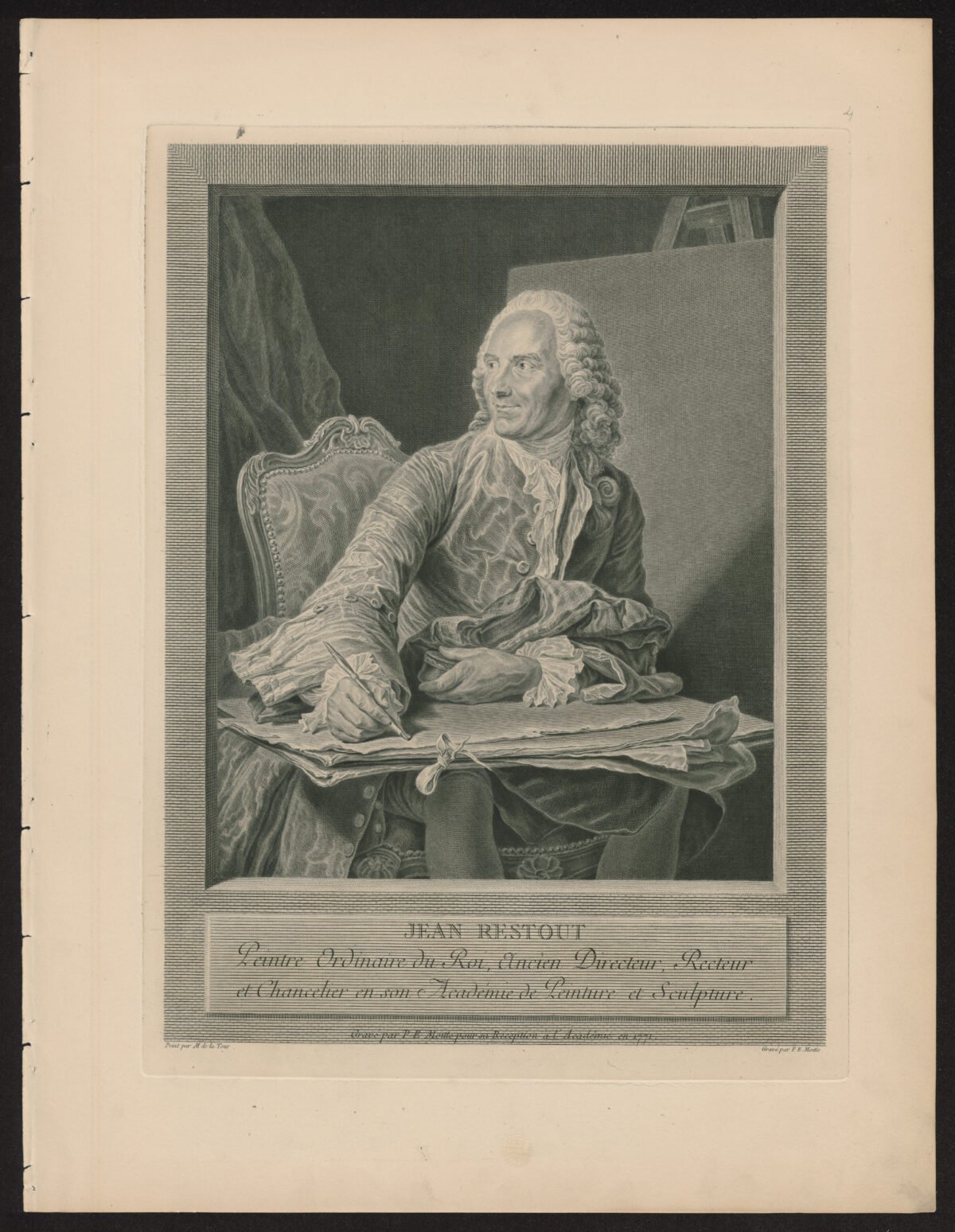 <span class="numbwork">1307</span > <span class="bullwork">•</span > Retrato de Jean Restout - Image 2