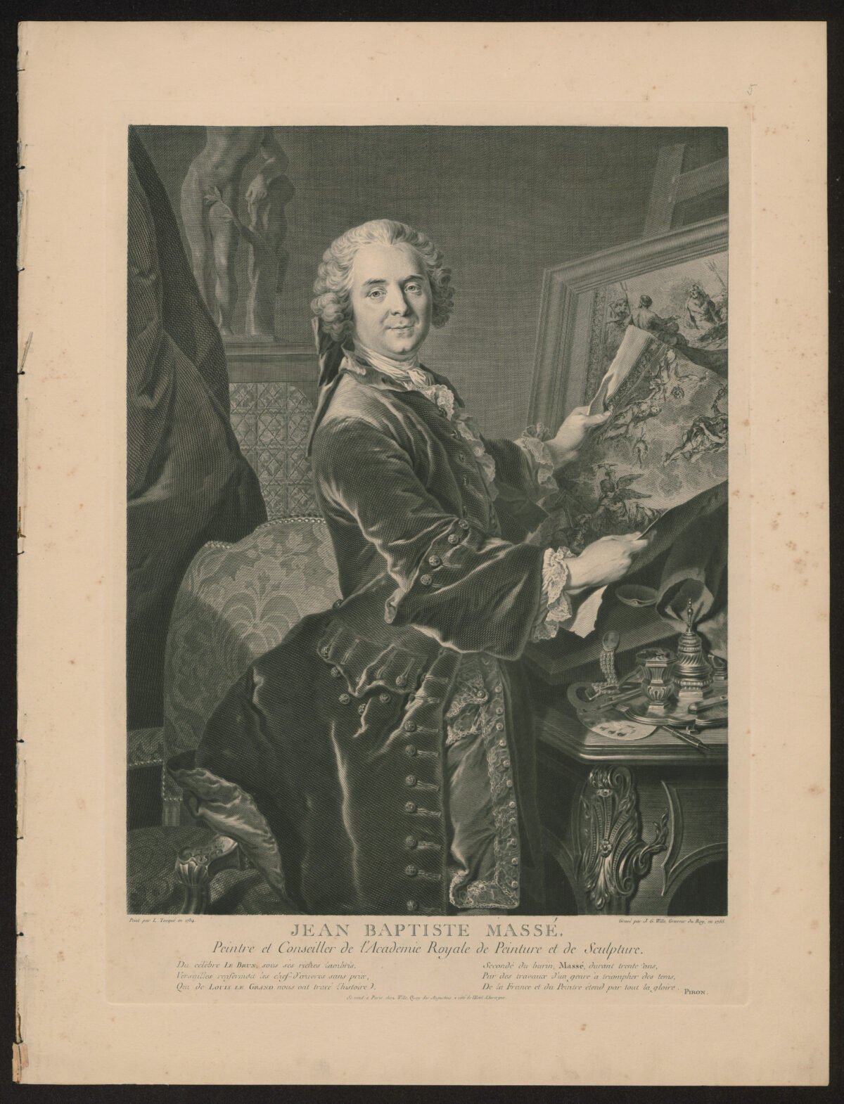 <span class="numbwork">1308</span > <span class="bullwork">•</span > Retrato de Jean Baptiste Massé - Image 2