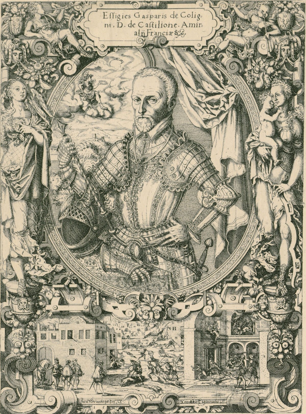 <span class="numbwork">1335</span > <span class="bullwork">•</span > Retrato de Gaspard de Coligny (Almirante de Francia)