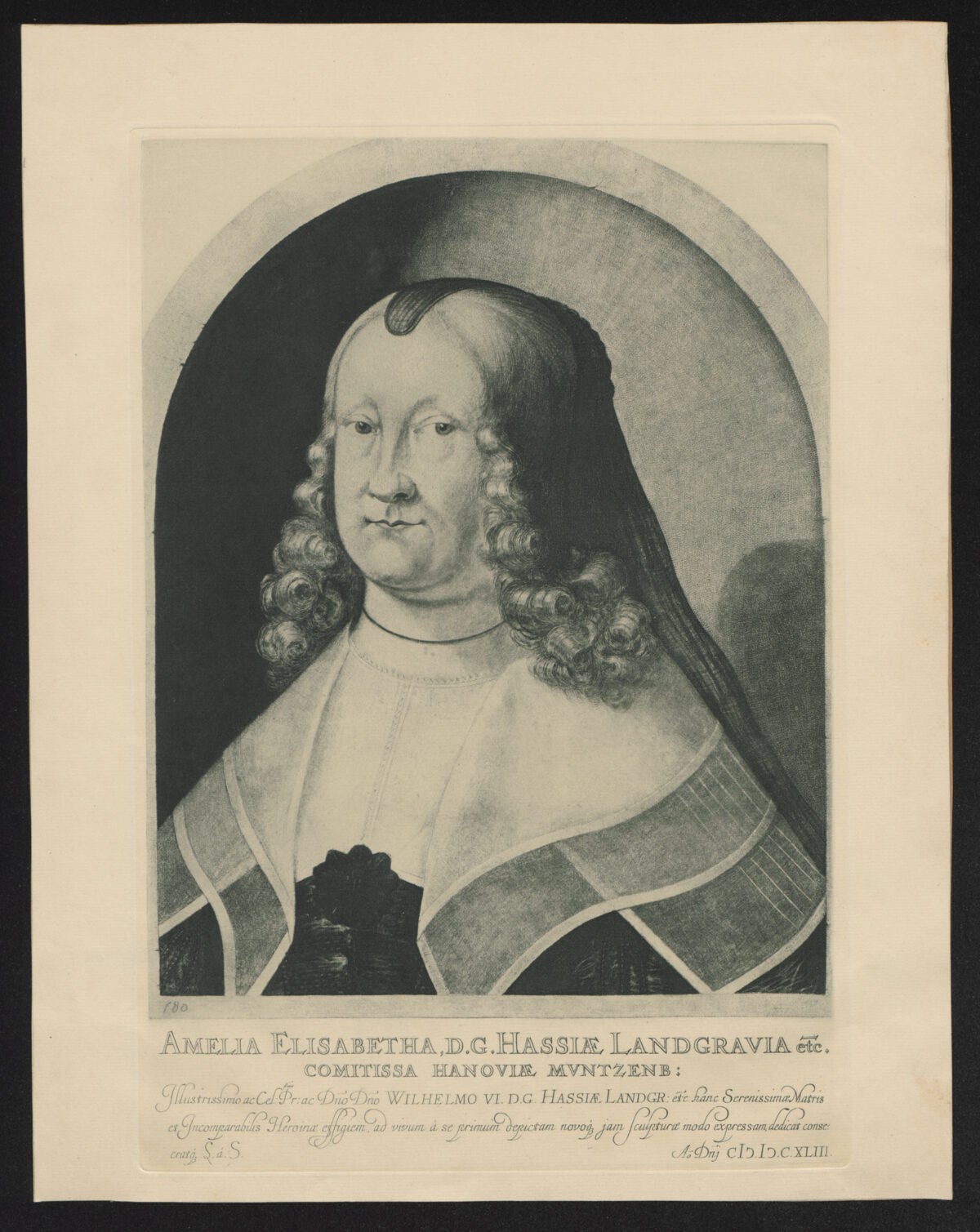 <span class="numbwork">1341</span > <span class="bullwork">•</span > Retrato de Amelia Elisabeth Landgravine de Hesse-Cassel - Image 2