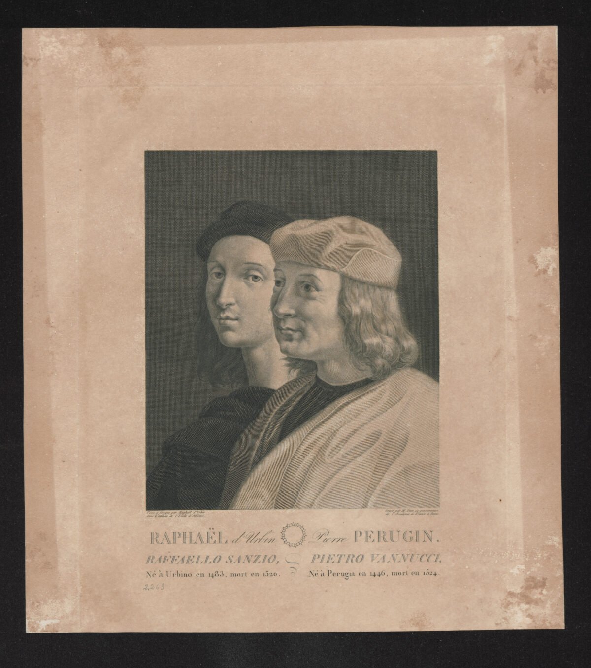 <span class="numbwork">1352</span > <span class="bullwork">•</span > Retrato de Rafael Sanzio y Pietro Perugino - Image 2