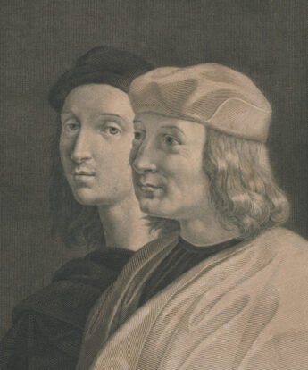 <span class="numbwork">1352</span > <span class="bullwork">•</span > Retrato de Rafael Sanzio y Pietro Perugino