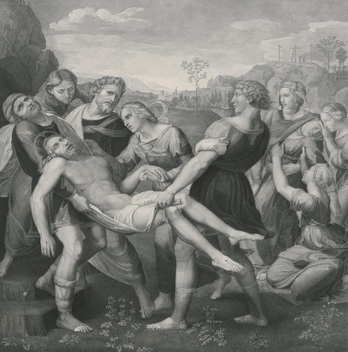 <span class="numbwork">1354</span > <span class="bullwork">•</span > El traslado de Cristo (Deposición Borghese)