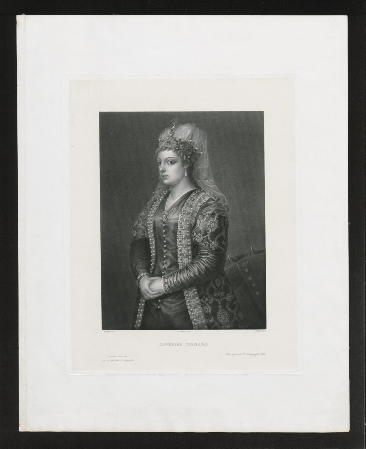 <span class="numbwork">1357</span > <span class="bullwork">•</span > Retrato de Caterina Cornaro (esposa del rey Jaime II de Chipre) - Image 2