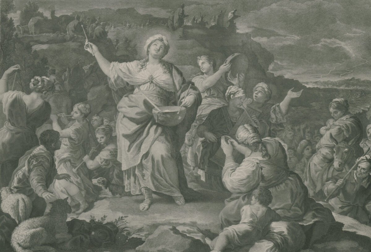 <span class="numbwork">1368</span > <span class="bullwork">•</span > Paso de los israelitas por el Mar Rojo