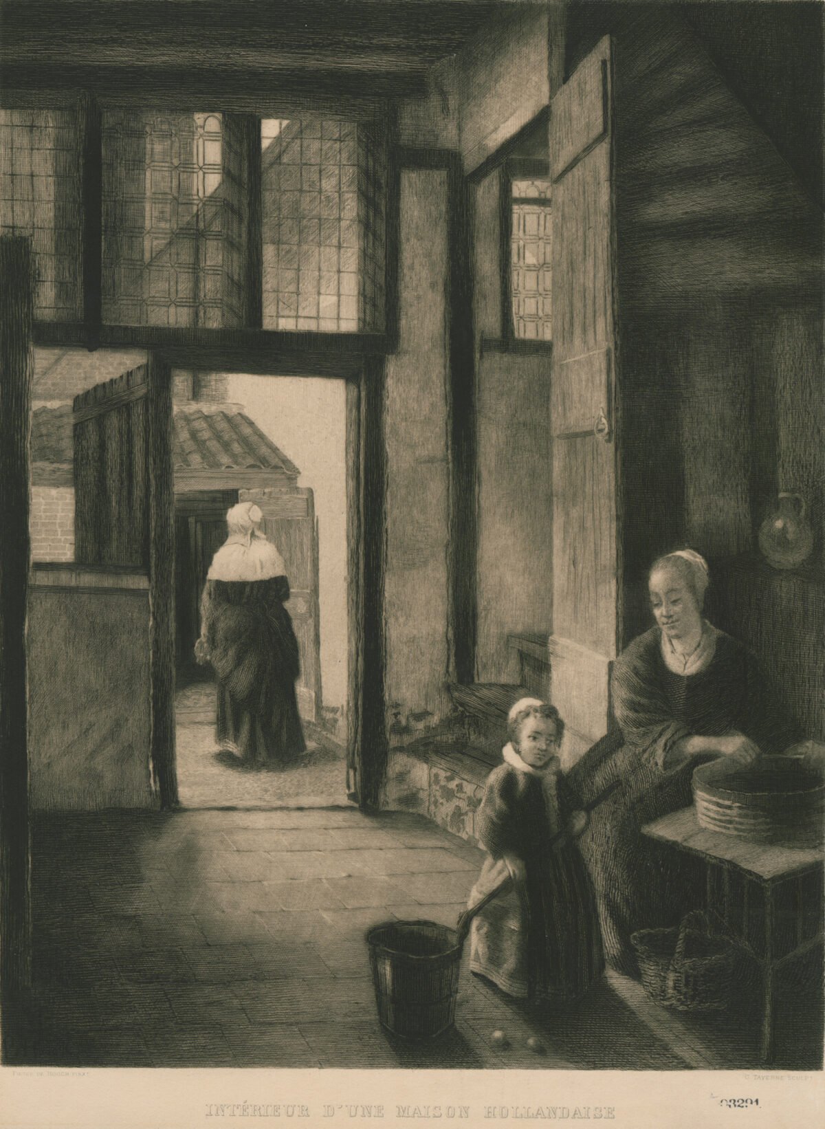 <span class="numbwork">1402</span > <span class="bullwork">•</span > Interior de una casa holandesa