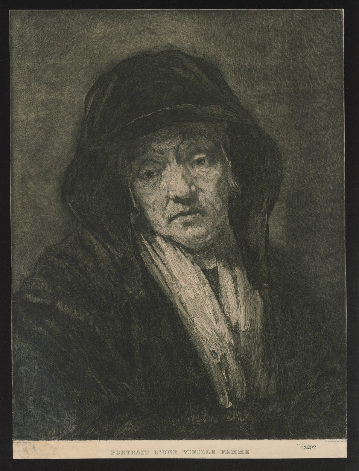 <span class="numbwork">1403</span > <span class="bullwork">•</span > Retrato de una anciana (la madre de Rembrandt) - Image 2
