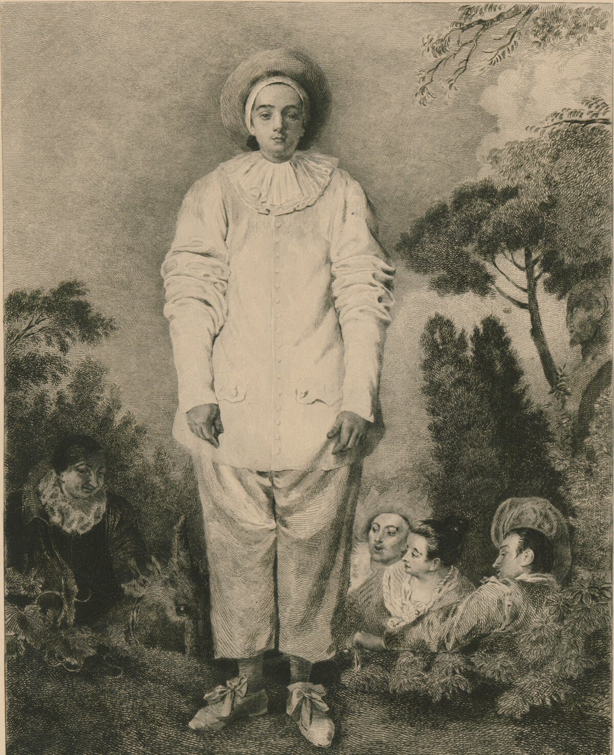 <span class="numbwork">1421</span > <span class="bullwork">•</span > Retrato de Pierrot (antes conocido como Gilles)