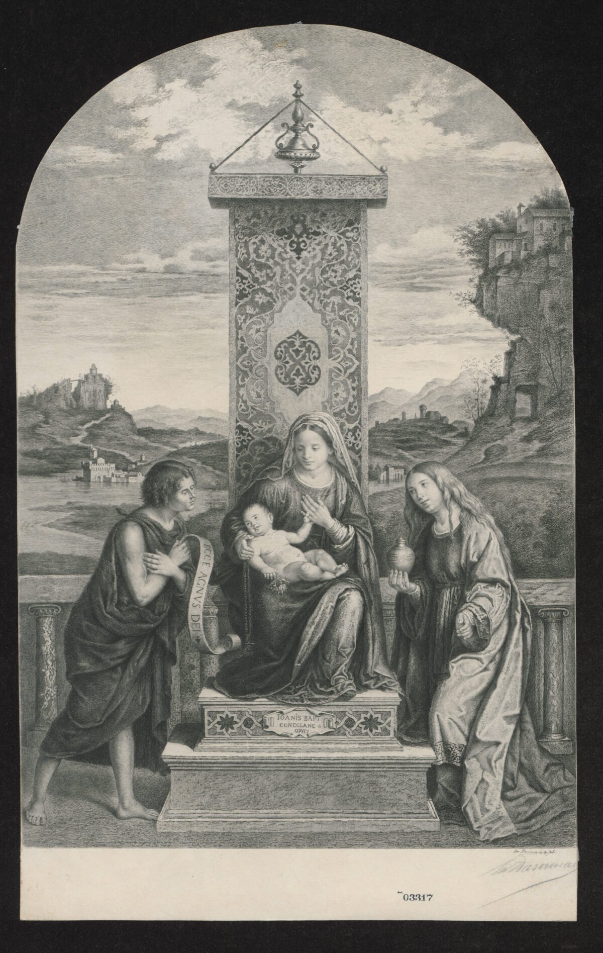 <span class="numbwork">1426</span > <span class="bullwork">•</span > La Virgen y el Niño entre los santos Juan Bautista y María Magdalena - Image 2