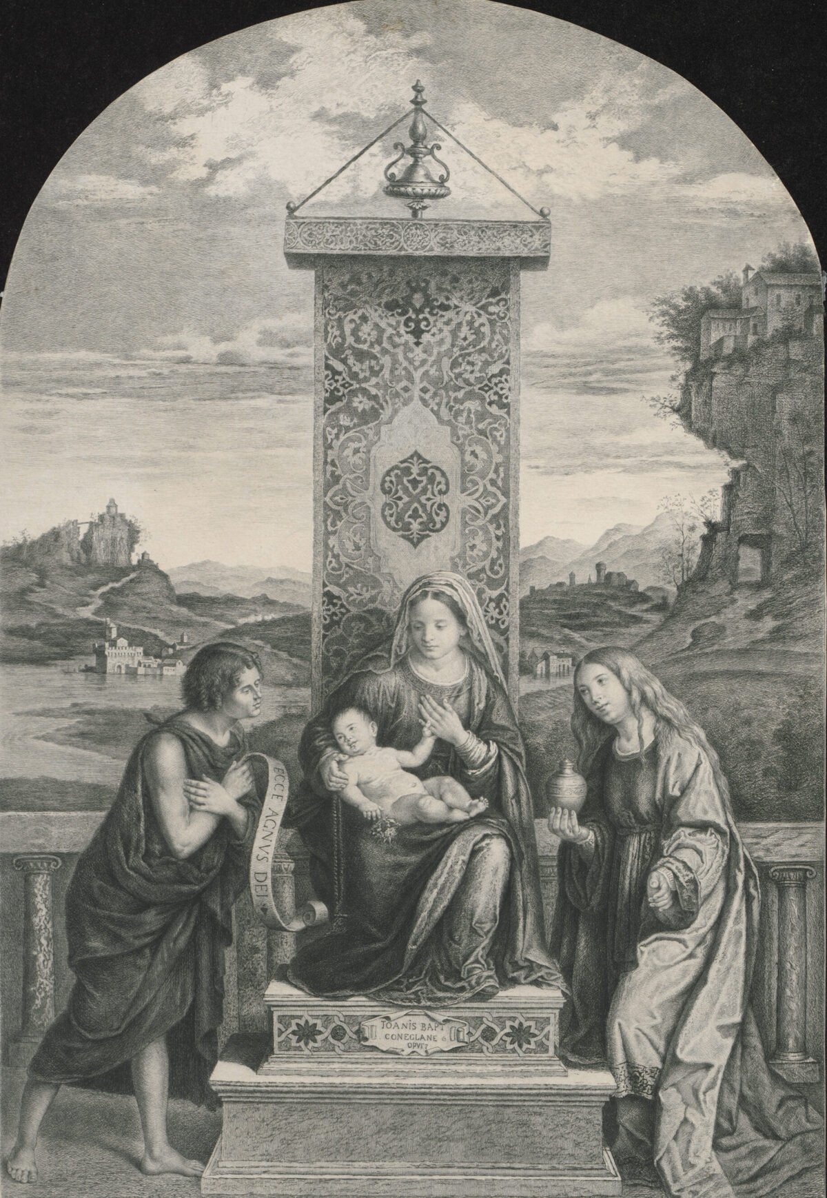 <span class="numbwork">1426</span > <span class="bullwork">•</span > La Virgen y el Niño entre los santos Juan Bautista y María Magdalena