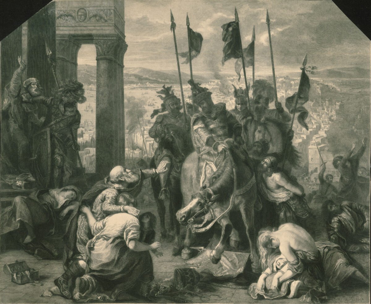 <span class="numbwork">1436</span > <span class="bullwork">•</span > Entrada de los Cruzados en Constantinopla