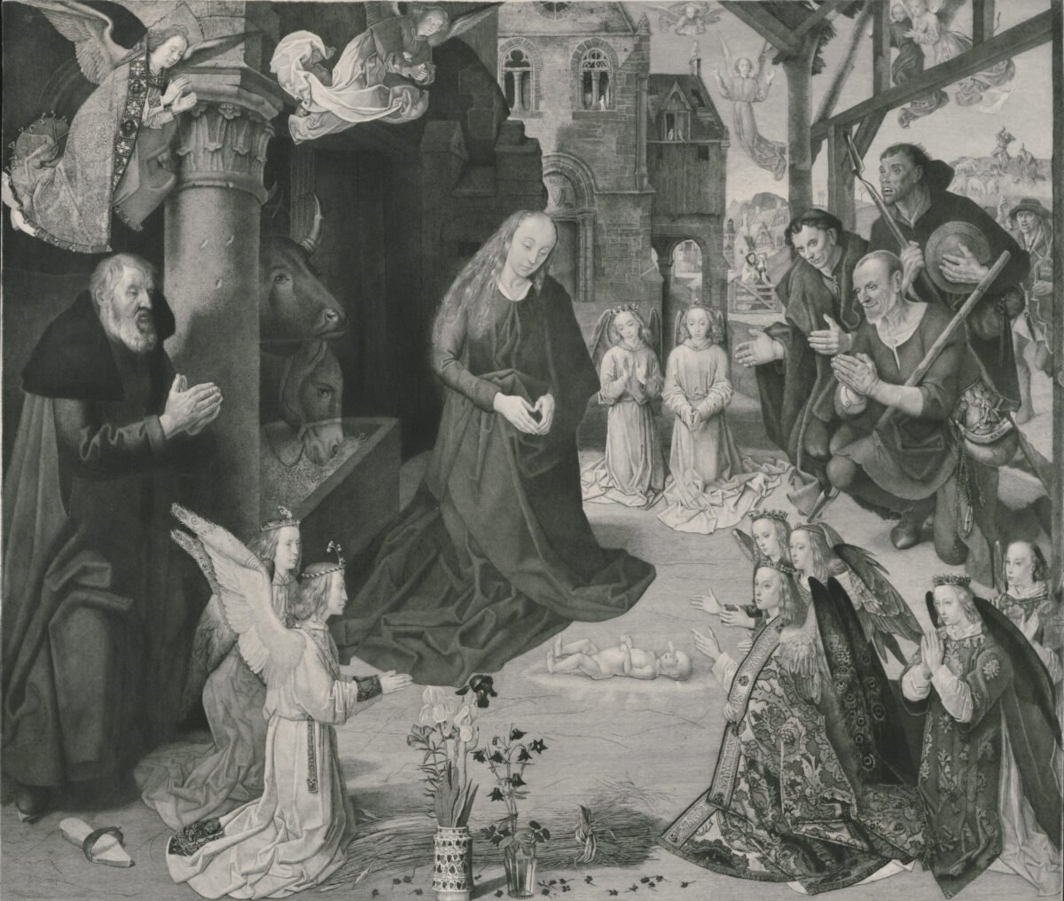 <span class="numbwork">1442</span > <span class="bullwork">•</span > Panel central del Tríptico Portinari