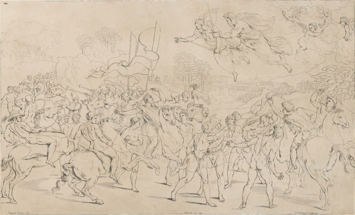 <span class="numbwork">1449</span > <span class="bullwork">•</span > Escena de batalla con ángeles
