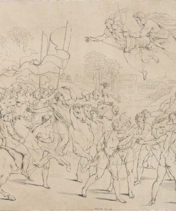 <span class="numbwork">1449</span > <span class="bullwork">•</span > Escena de batalla con ángeles