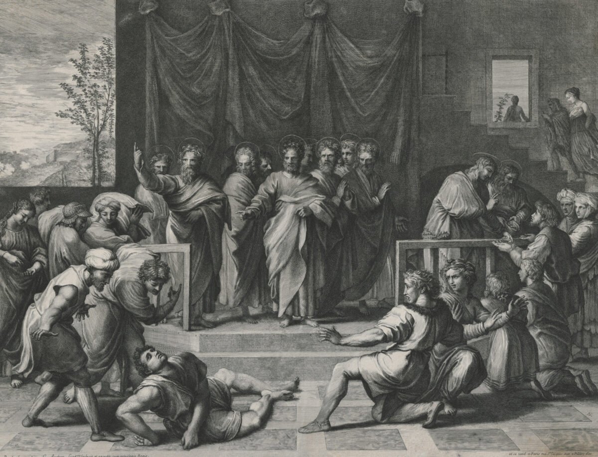 <span class="numbwork">1456</span > <span class="bullwork">•</span > La muerte de Ananías