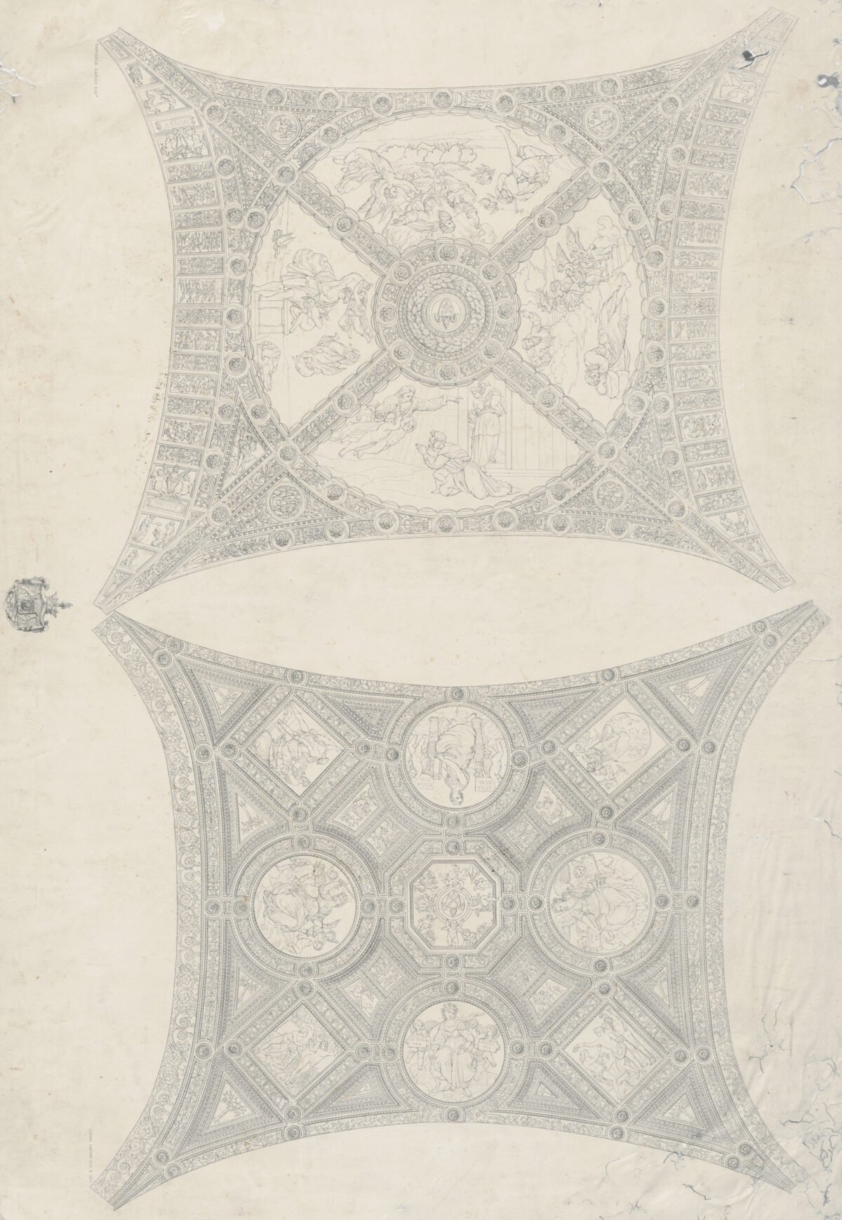<span class="numbwork">1458</span > <span class="bullwork">•</span > Bóvedas de la Stanza di Eliodoro y Stanza della Segnatura