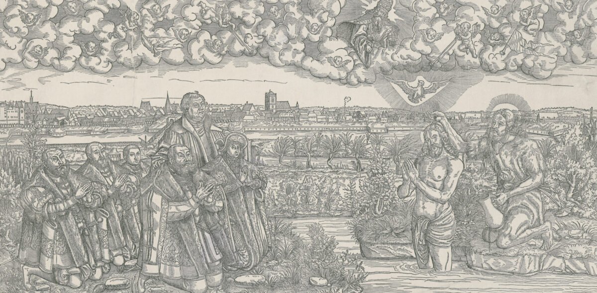 <span class="numbwork">1485</span > <span class="bullwork">•</span > Bautismo de Cristo con Lutero y los duques de Sajonia