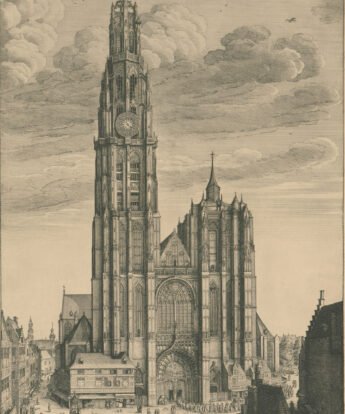 <span class="numbwork">1492</span > <span class="bullwork">•</span > Fachada occidental de la Catedral de Amberes