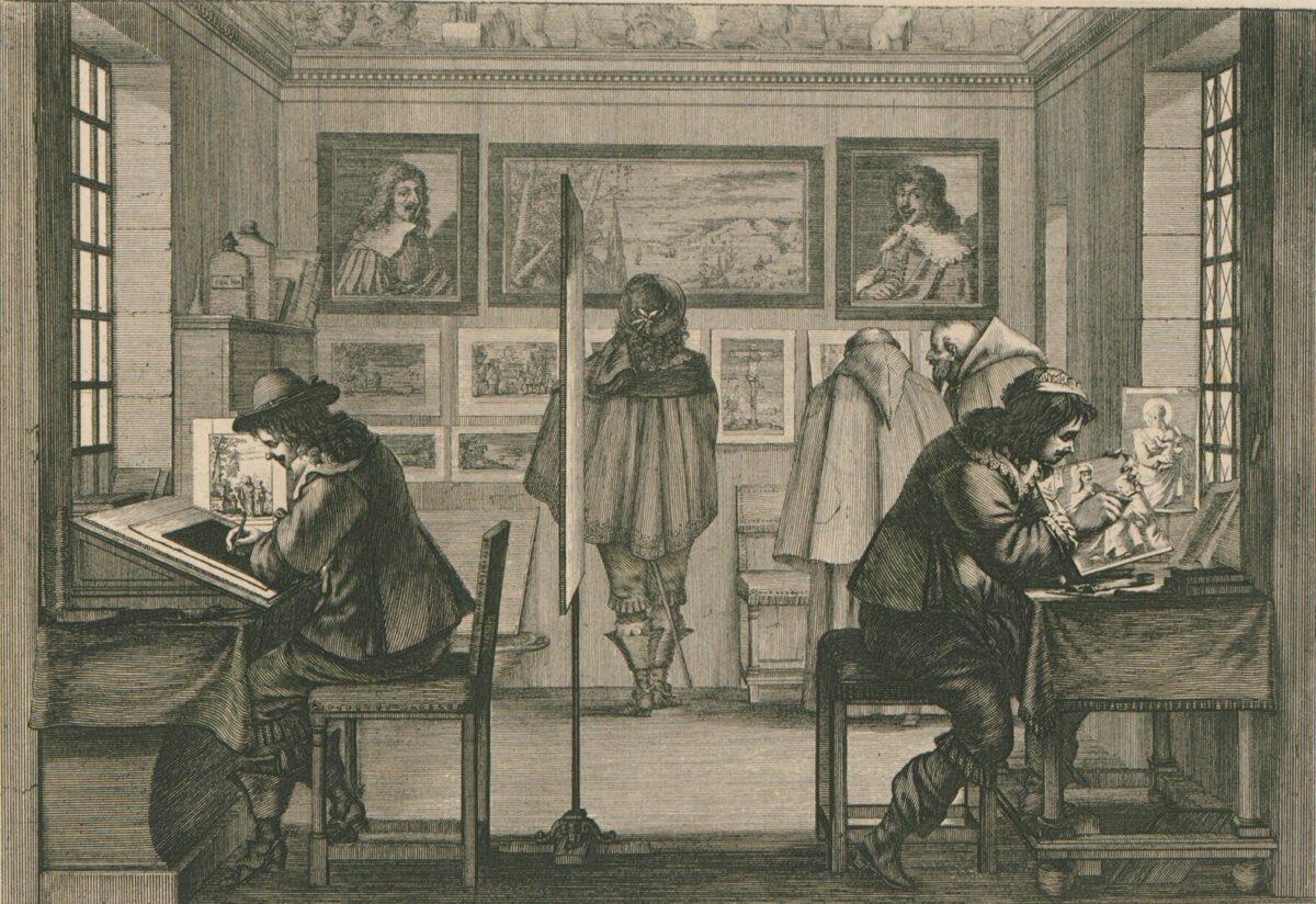 <span class="numbwork">1494</span > <span class="bullwork">•</span > Taller de grabado con dos grabadores