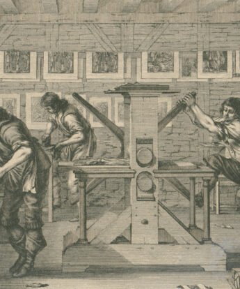 <span class="numbwork">1495</span > <span class="bullwork">•</span > Los impresores de huecograbado (talla dulce)