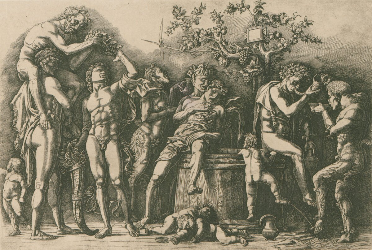 <span class="numbwork">1498</span > <span class="bullwork">•</span > Bacanal con tina de vino